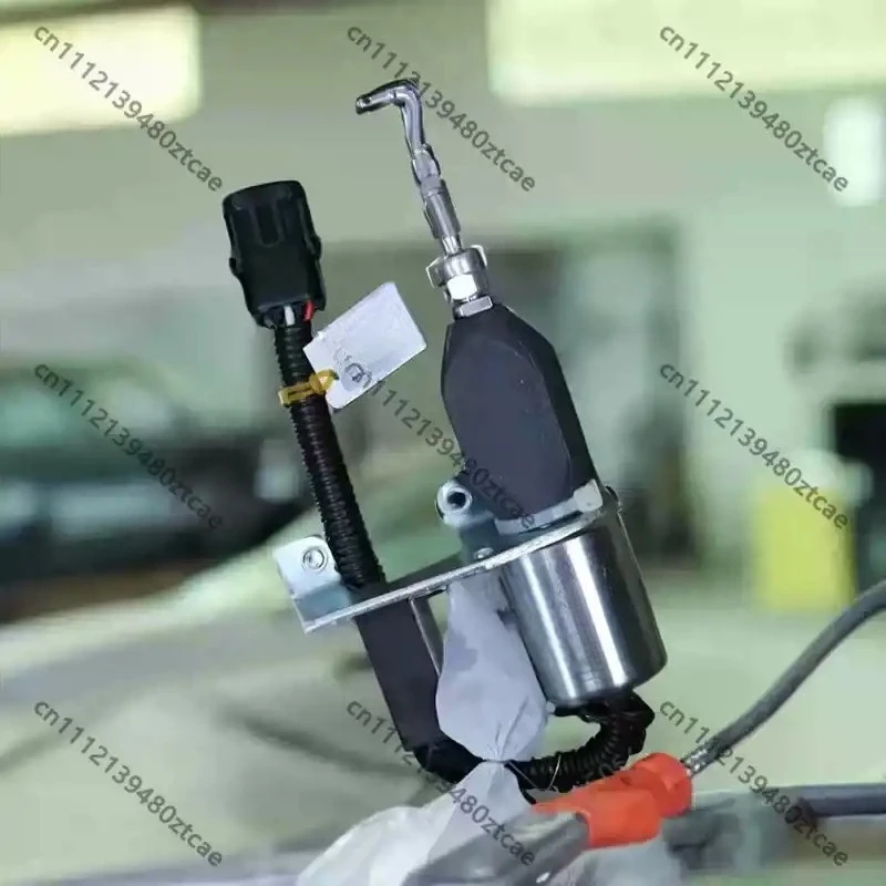 Fuel Cut Off Solenoid Valve Stop Flameout Switch For 5 Ton Wheel Loader Road Roller Engineering Machinery