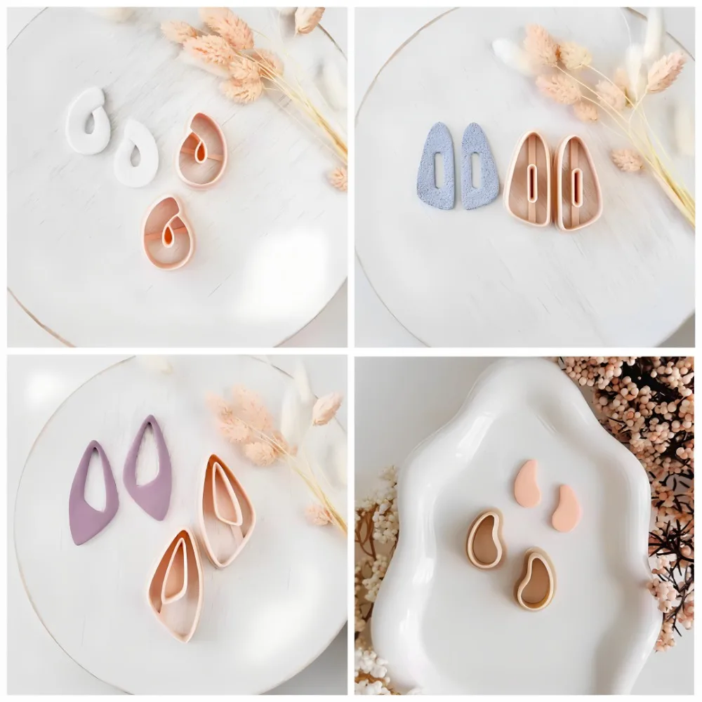 

Геометрический резак для полимерной глины, мягкая керамическая форма для резки керамики, ручная работа, инструмент для рукоделия, художественного хобби