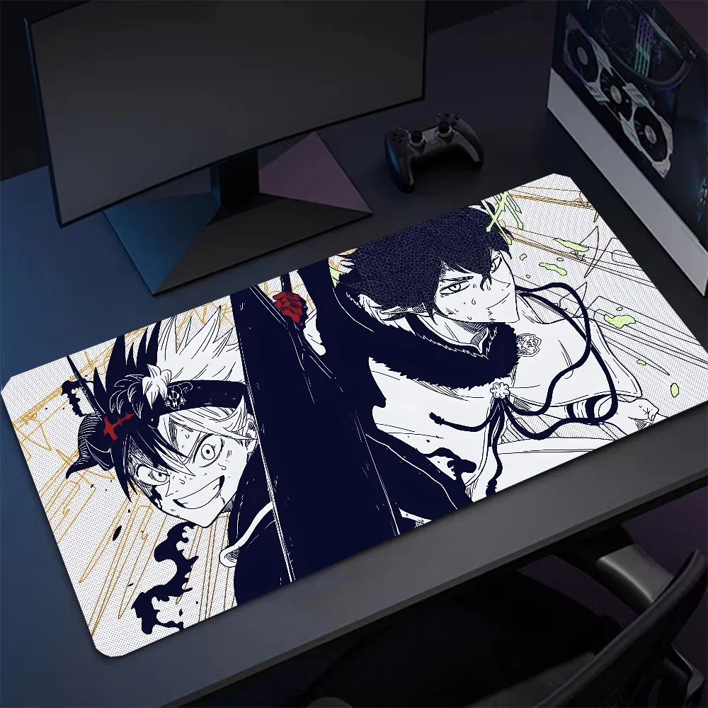 Hot Anime Cool Boy Black Clover Mousepad Mouse Mat Desk Mat With Pad Gaming Accessories Prime Gaming XXL Keyboard Pad Padding M