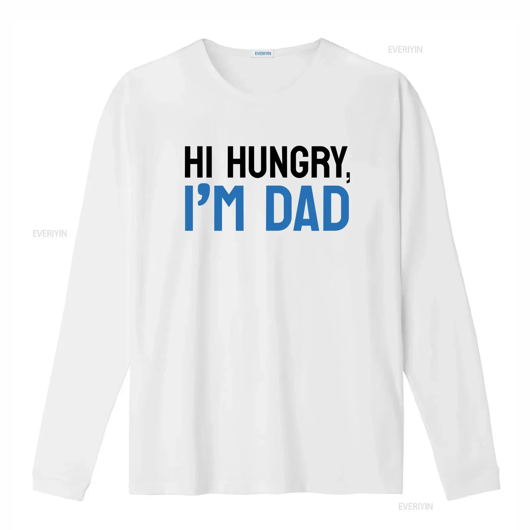 Hi Hungry I'm Dad T Shirt vintage Washed graphic designer clothes homme Soft fashion Slightly Stylish Top For Everyday Wear
