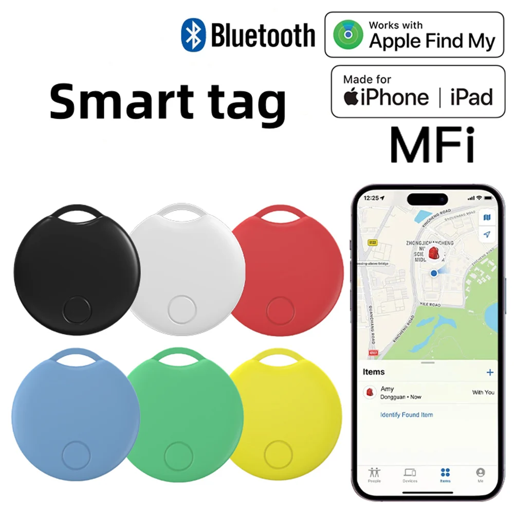 

For Apple Find My APP Bluetooth Tracking Long-Distance Smart Air Tag Key Toys Lost Tracker Mini Smart Tag Work With IOS System