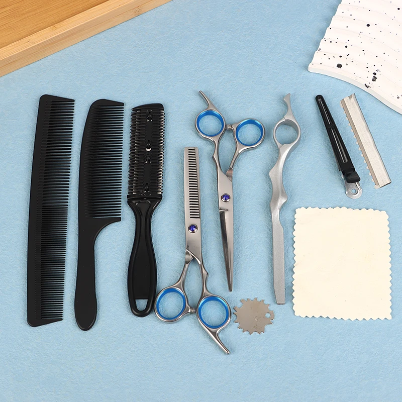 Kappersschaar 6 "Roestvrij Haar Knippen Schaar Dunner Schaar Kapsel Haar Schaar Set