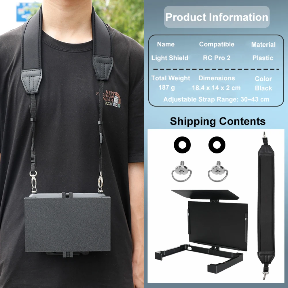 

​Remote Control Sunshade for DJI Mavic 4 Pro RC Pro 2 Sun Hood Screen Protector Cover Shell Drone Accessories Black Gray