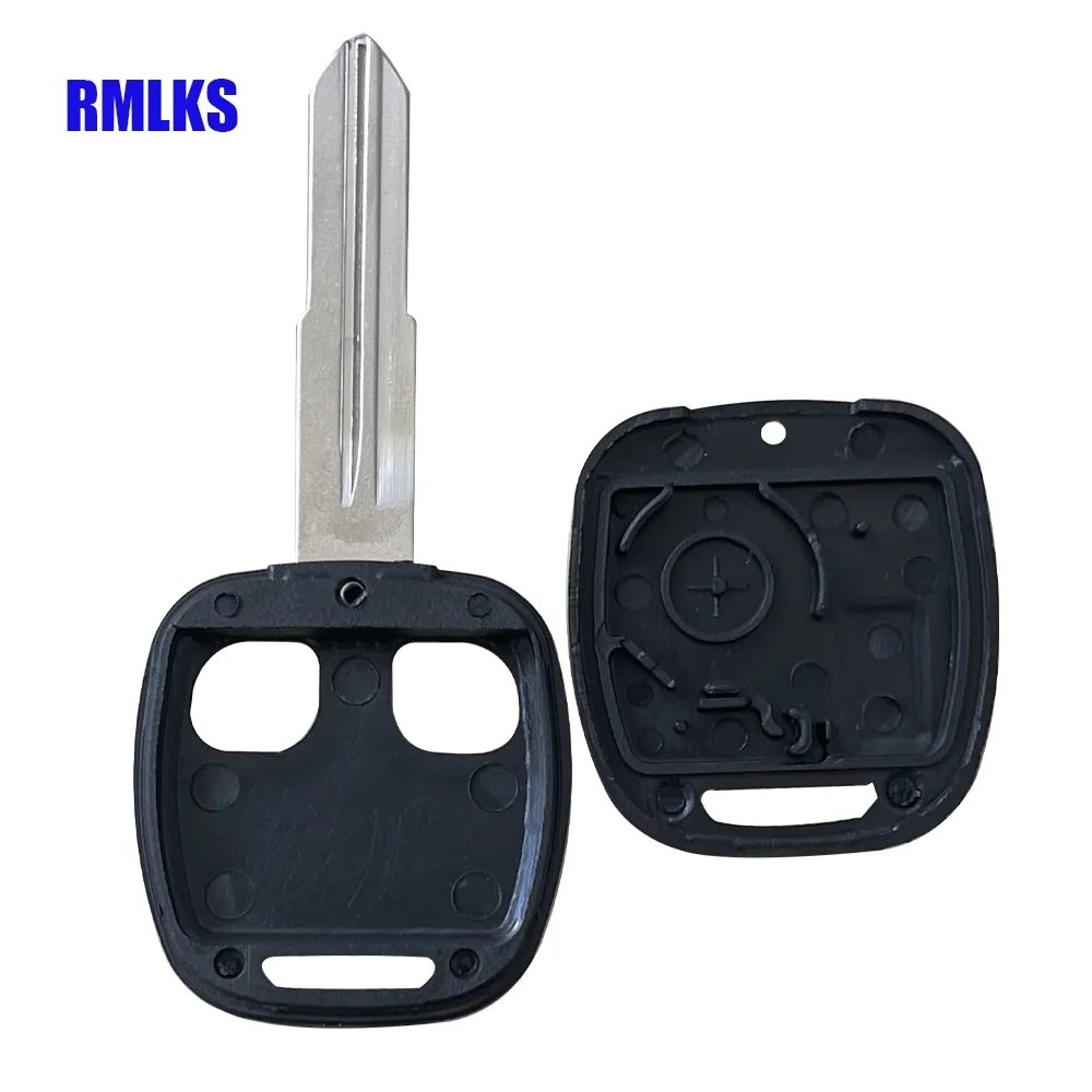 Replacement Remote Key Shell fit for Mitsubishi Lancer Evo L200 Shogun Pajero Colt 2 Button Uncut Left Blade Right Blade