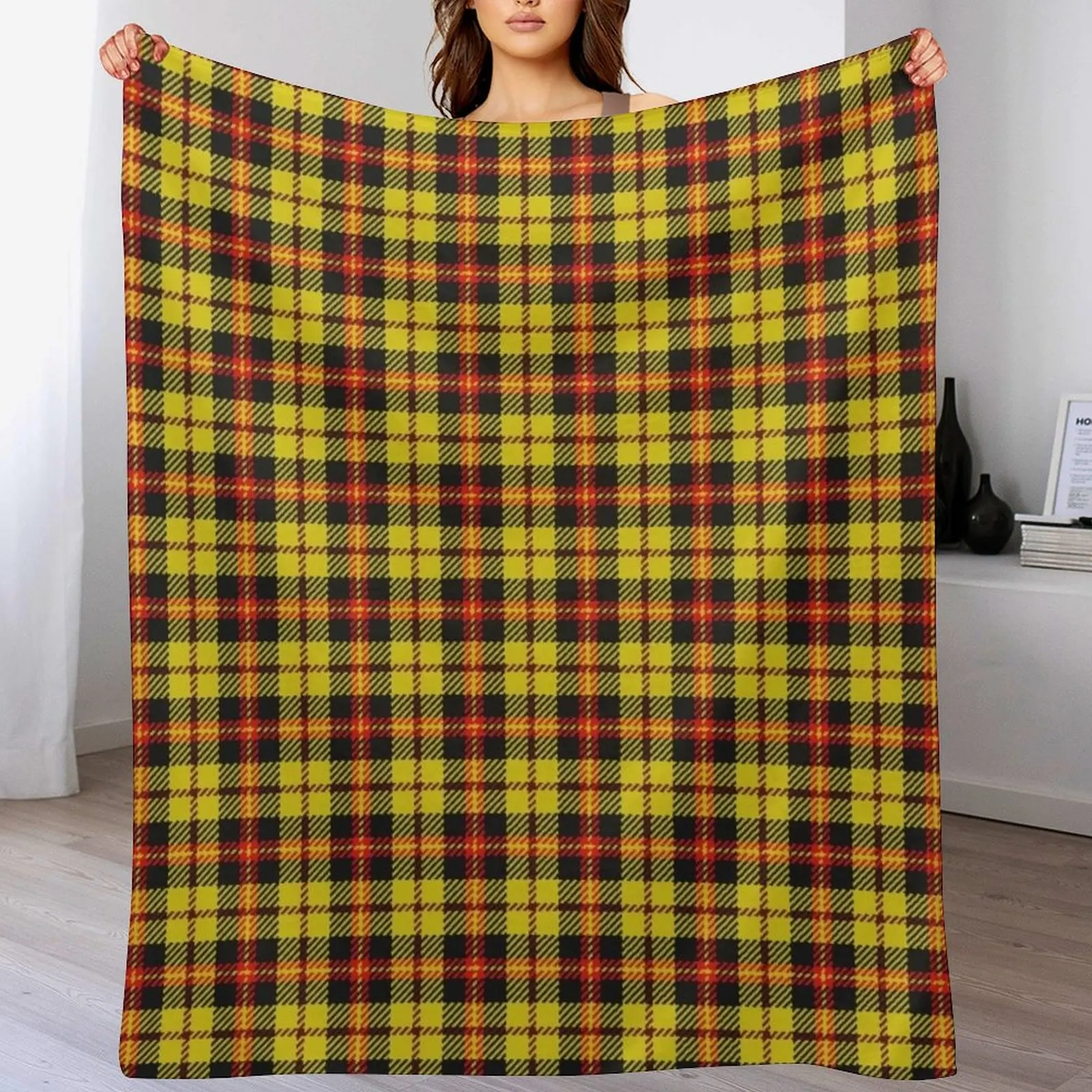 Trader Plaid - Morgan Throw Blanket Plaid for sofa Blankets