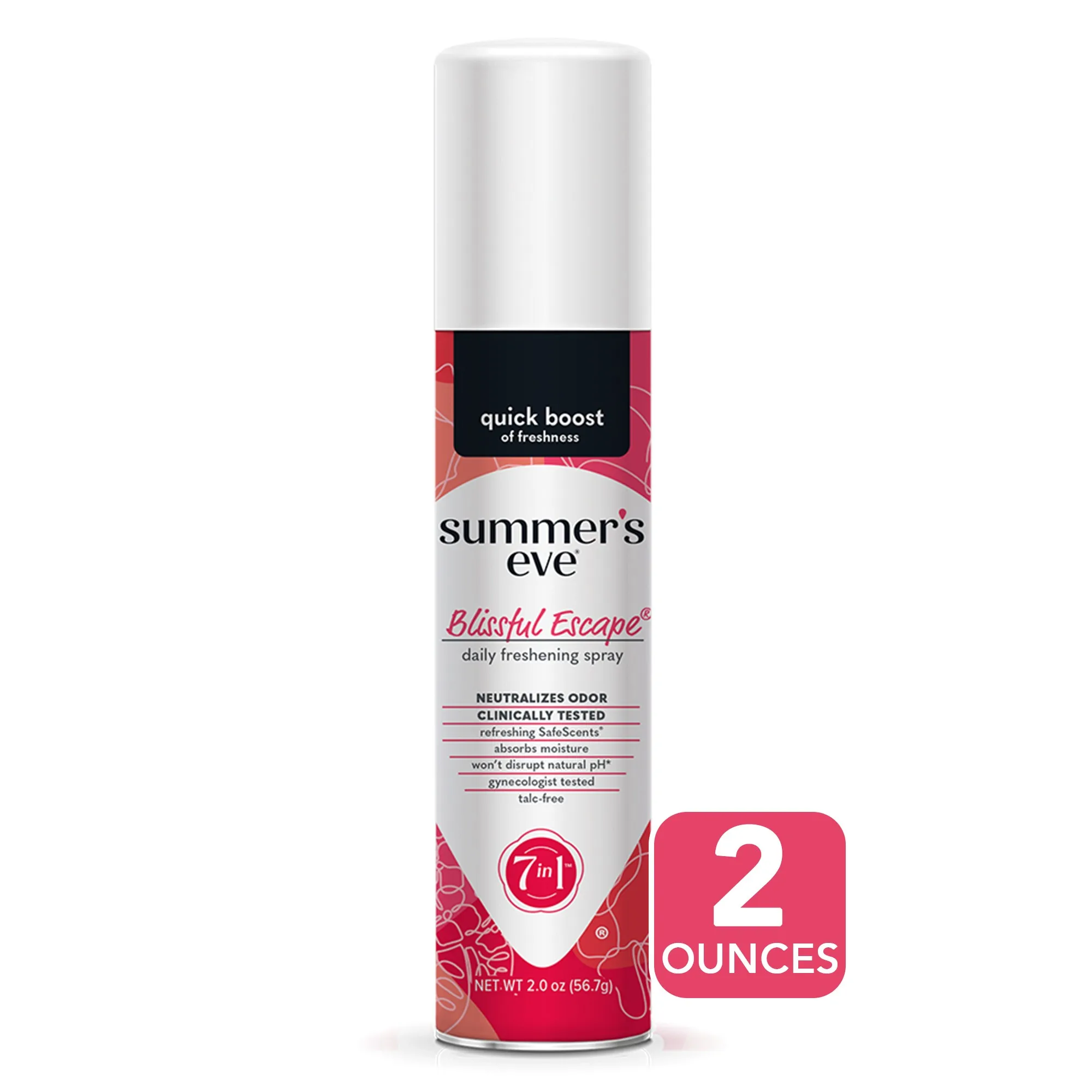 Feminine Freshening Spray Blissful Scent, Gentle Deodorizing Mist For Daily Intimate Care And Travel Comfort