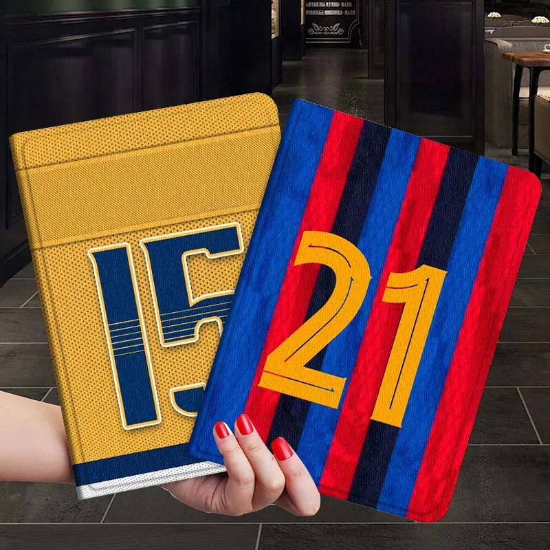 

Yellow Blue Number Jersey For Samsung Galaxy Tab S7 S8 S9 S10 FE Plus 12.4 13.1 Inch Tablet Case