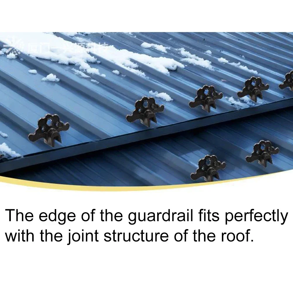 4/10pcs Metal Roof Snow Guard Plastic Ice Guard Prevent Snow Accumulation On Roof 114.8*61.8MM Roof Snow Guards Tools