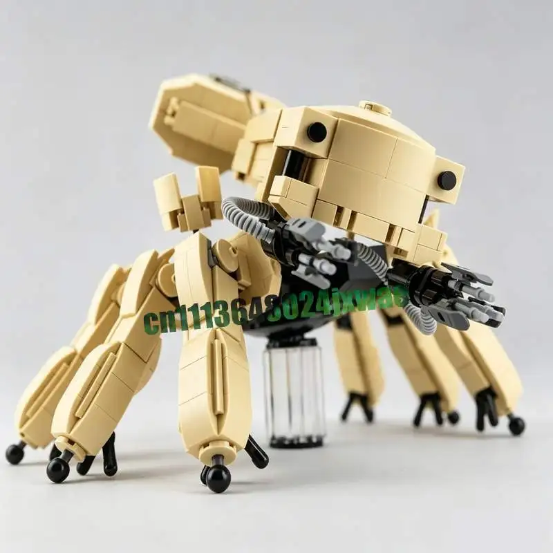 NEW 1283Pcs Armored Combat Vehicle Model Custom Puzzle Technical Diy Assembly Building Blocks Toy Gift Mecha Collection Display