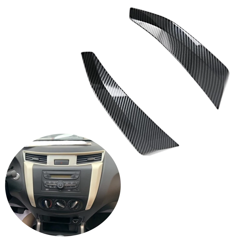 

For Nissan Navara NP300 2016-2021 Carbon Fibre Car Center Console Instrument Panel Decor Cover Trim Sticker Car Accessories