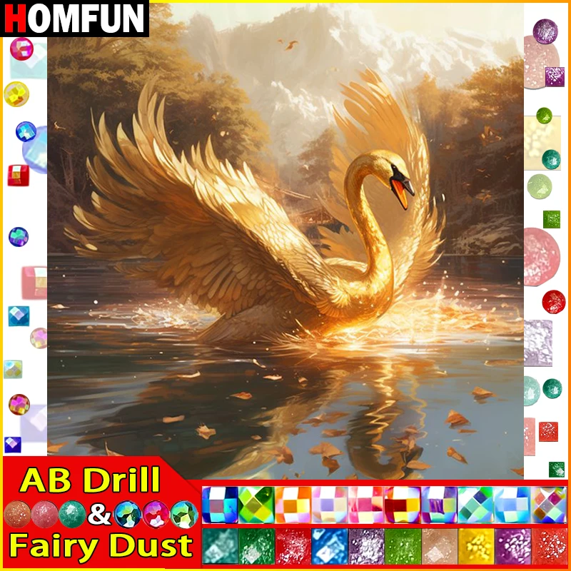 HOMFUN Fairy Dust AB DIY 5D Diamond Painting 