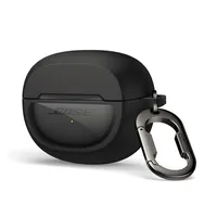 Funda de TPU dura transparente delgada y elegante a prueba de golpes con mosquetón para auriculares Bose Ultra Open 2024