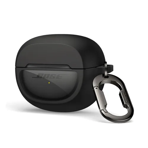 Funda de TPU dura transparente delgada y elegante a prueba de golpes con mosquetón para auriculares Bose Ultra Open 2024
