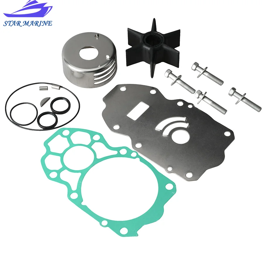 6CE-W0078 Water Pump Impeller Repair Kit For Yamaha Outboard 4 Stroke 225HP 250HP 300HP 350HP 6CE-W0078-00-00 6CE-W0078-01-00