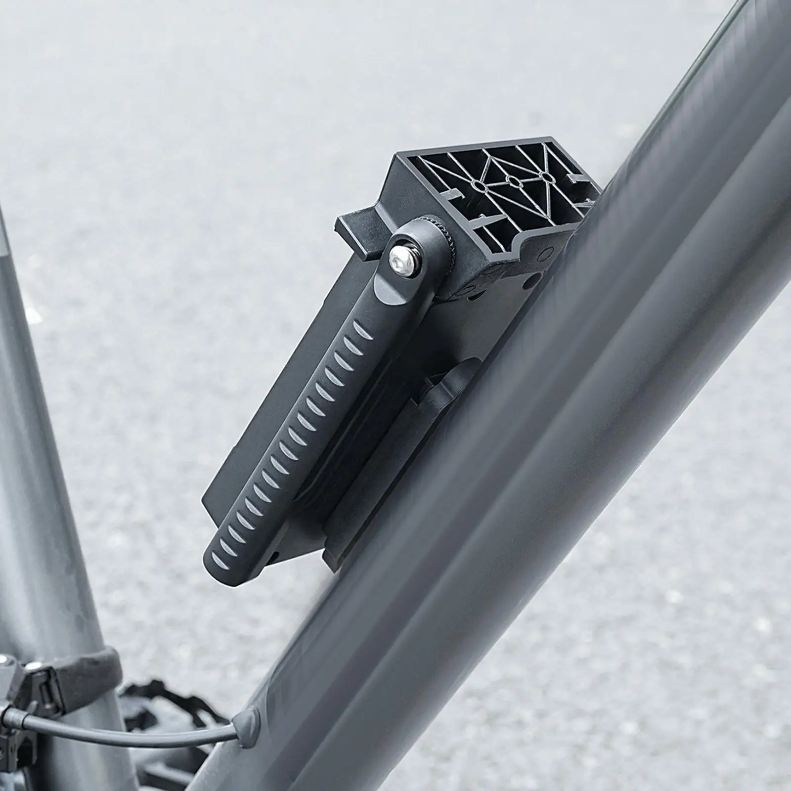 Stable Double Leg Bicycle Kick Stand Foldable Portable Handlebar Rack Nylon Accessory for Fat Bike Mountain Road Use