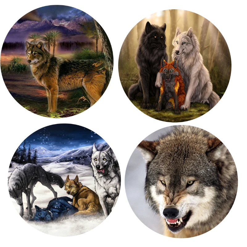 Car Stickers Vinyl Decals Hungry Wolf  Waterproof Decorative Car Accessories Pegatinas Para Coche