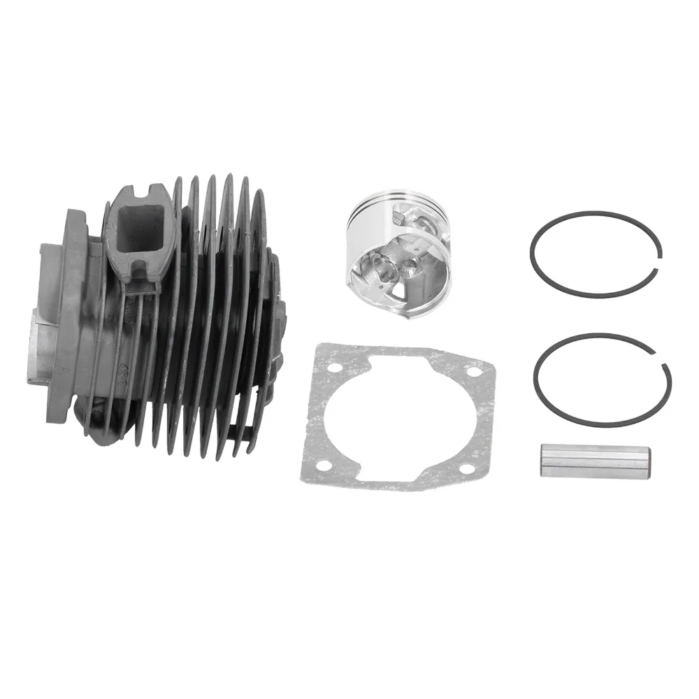 Grey Cylinder Piston Kit Metal Compact Piston Ring Kit Universal Easy to Install for 5800 58cc Chain Saw Spare Parts