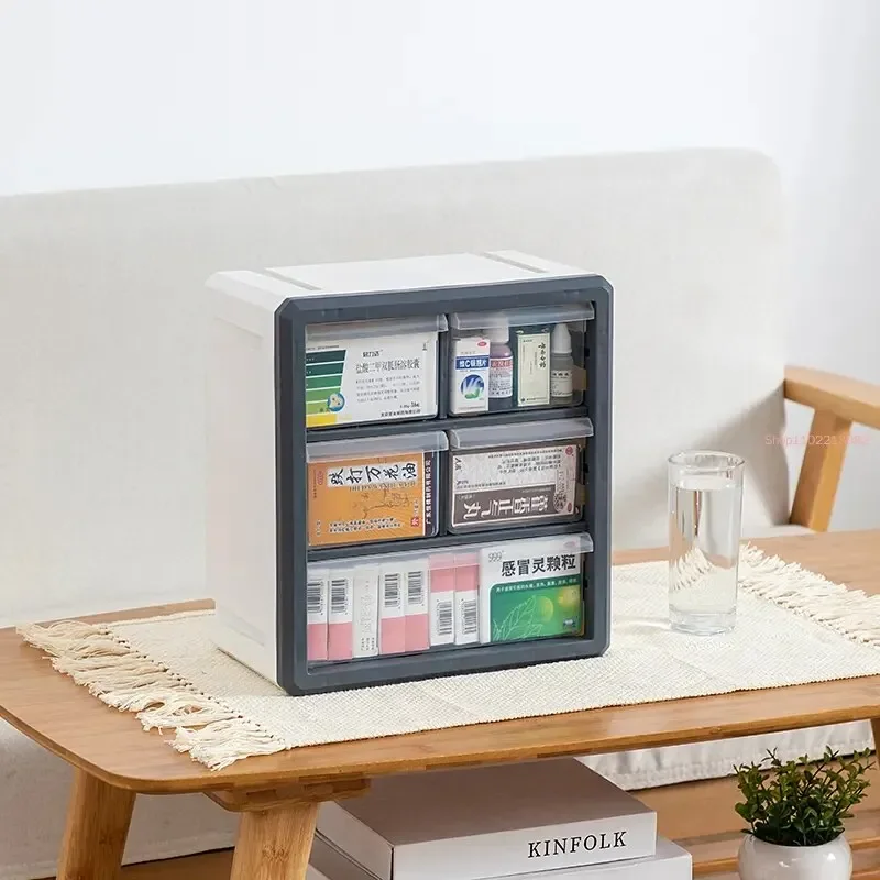 new Wall Hanging Organizer Home First Aid Kit Multi-layer Medical Storage Box High Capacity Family Medicine Store Bins