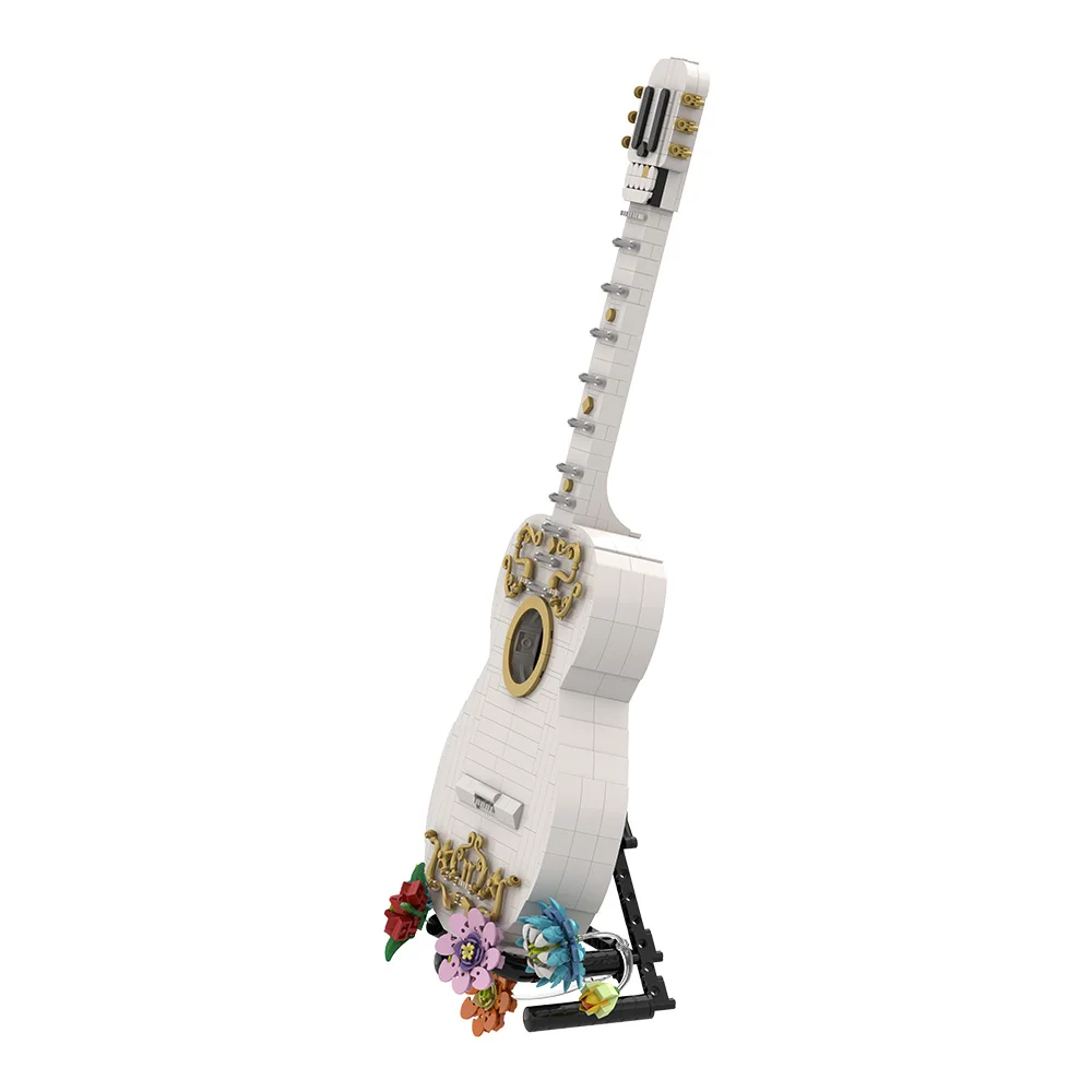 ゴブリックス MOC DIY 映画ギター デザイン 組み立てブロック モデル 創造性 ギター ブロック diy 組み立ておもちゃ 子供向けギフト