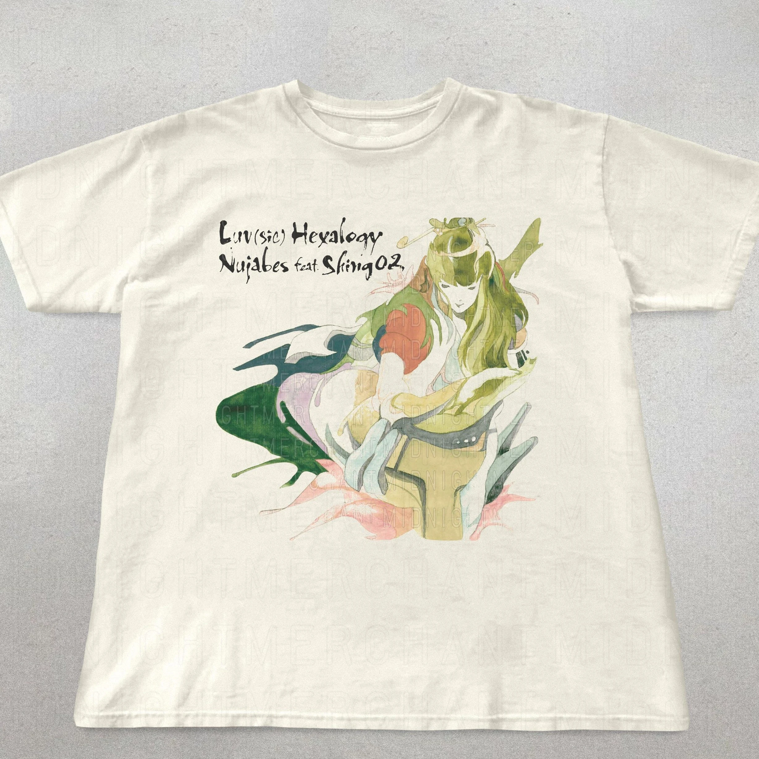 Nujabes Luv Sic T-Shirt Hip-Hop-Muster Nujabes T-Shirt Japanisches Muster T-Shirt Luv Sic Hexalogy Album T-Shirt Hip-Hop-Fan-Geschenk – Detail 2