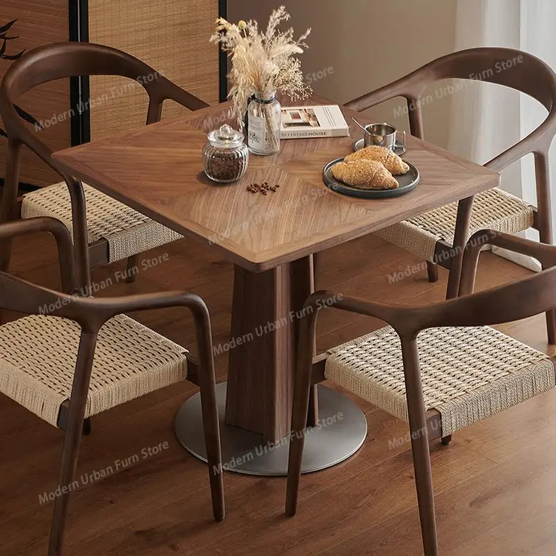 

Nordic Living Room Café Tables Corner Coffee Modern Tea Café Tables Restaurant Wood Café Furniture La Table Basse MHKFZ