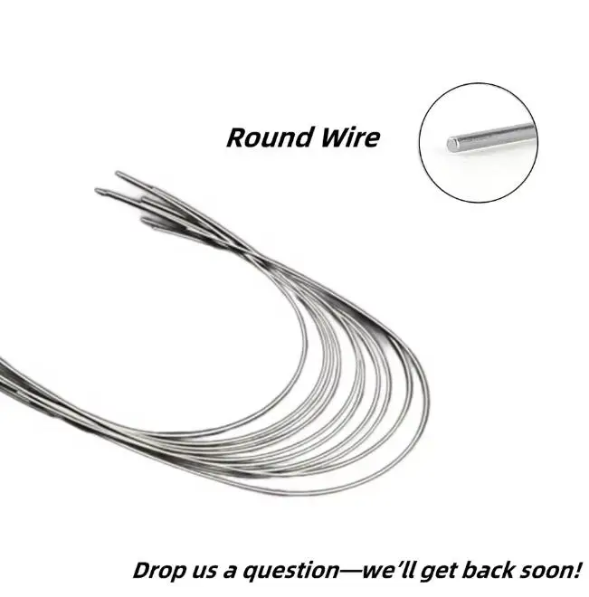 Dental Orthodontic SS Wires Stainless Steel wires Ovoid/Natural Form Rectangle Archwire Dentistry Ortho Materials