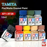 Tamiya Oil-Based XF1-XF28 10ml Enamel Paint Flat/Matte Colors for Modeling Build Painting Hobby DIY