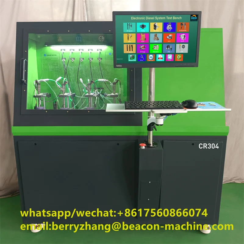 Beacon Common Rail Injector Tester Test Bench CR304 Automotive Injector Lab with Piezo Testing Function Coding BIP Function