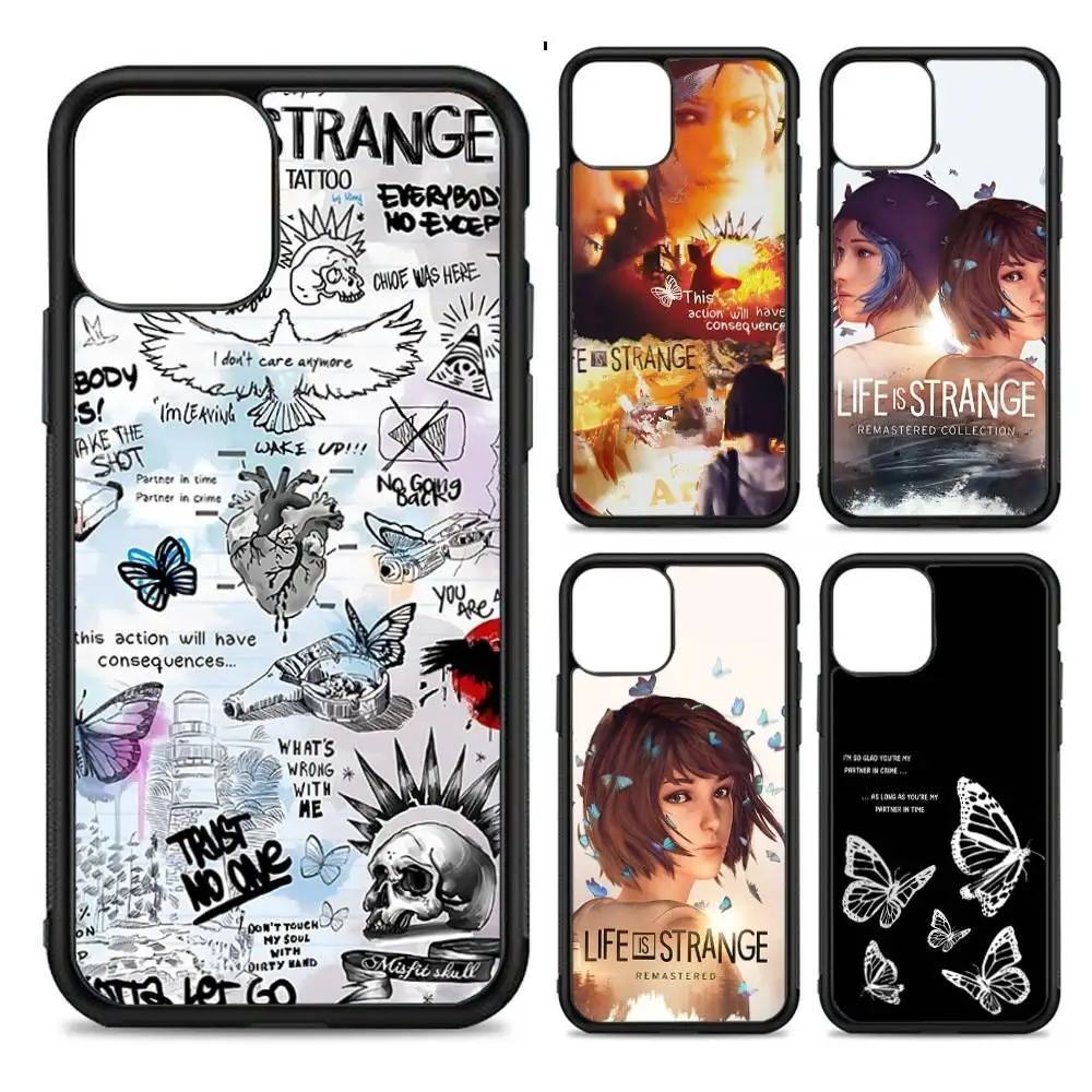 

Retro Anime L-Life Is Strange For IPhone 17 16 15 14 13 Pro 12 11 Pro Max Hard PC+TPU Phone Cases Back Cover