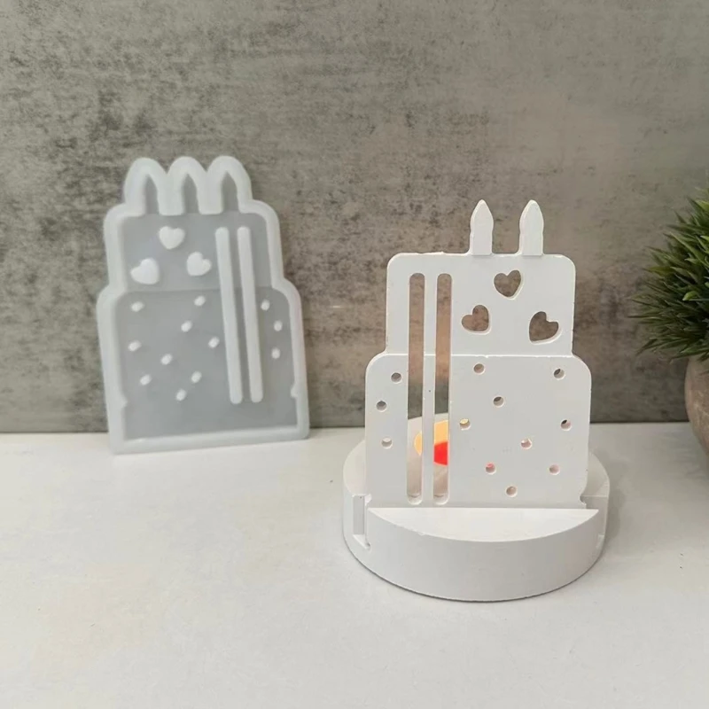 Gypsum Candlestick Silicone Mold Decorative Holder Mould Decoration Mold Gypsum Candlestick Silicone Mold Decorative