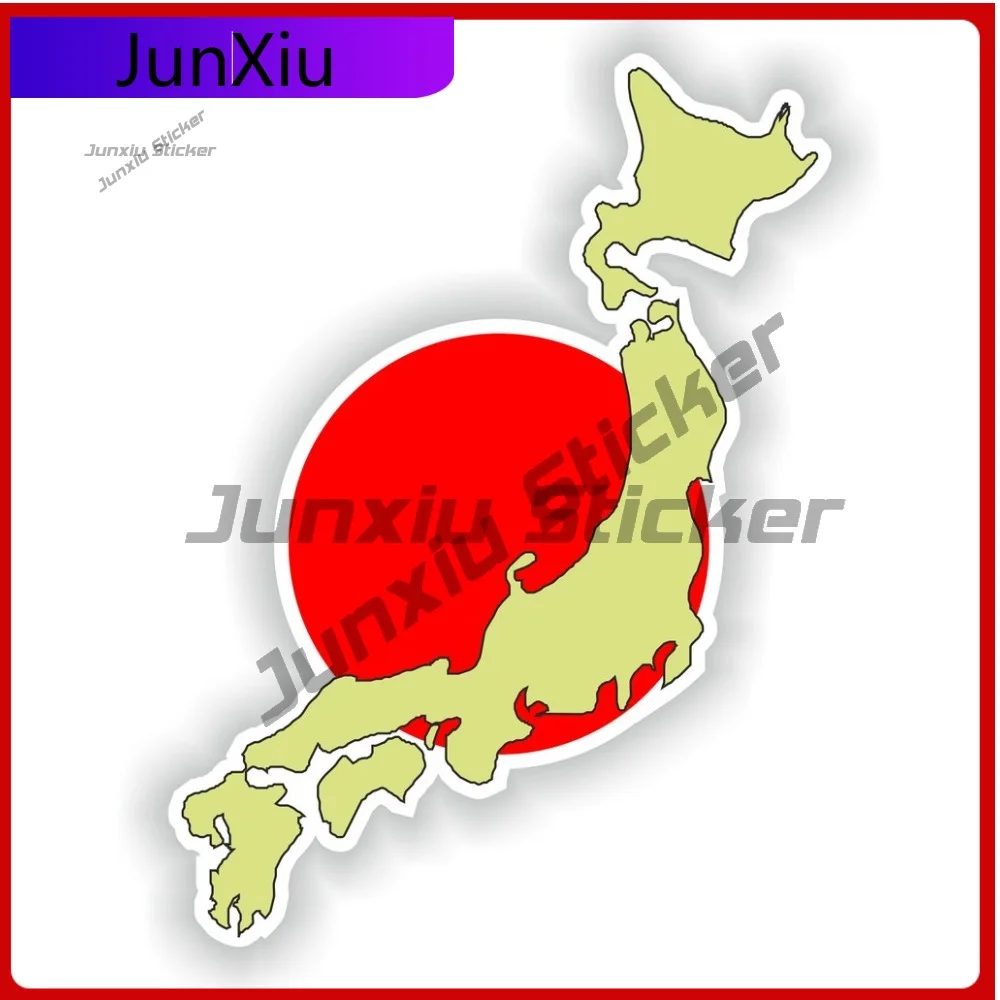

Japan Map Flag Silhouette Vinyl Sticker Graphics Custom Decals Motorcycle Decal For Car Side Sticker Camping Funny Decoration