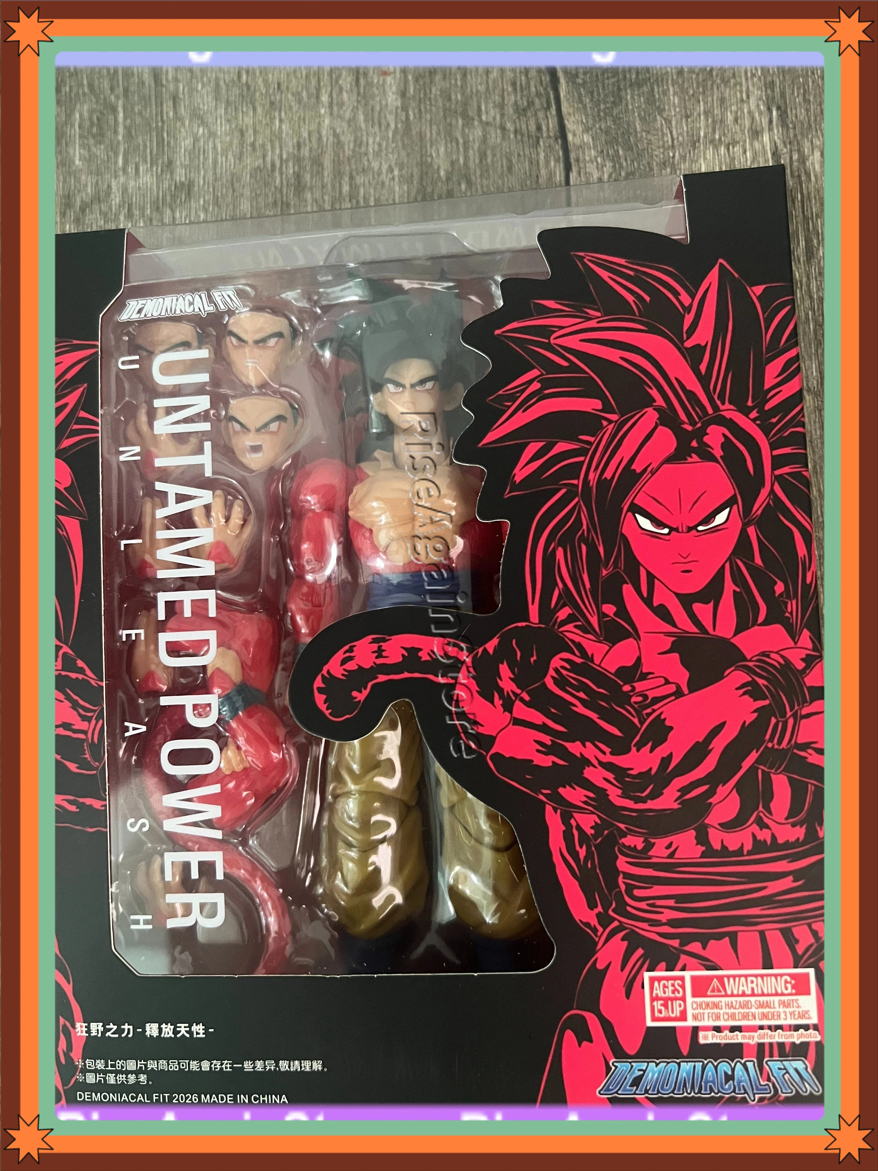 New  Super Saiyan 4 Goku Untamed Power Action Figure Kit Anime Gt Son Goku Ssj4 Model Collect Toys view 2