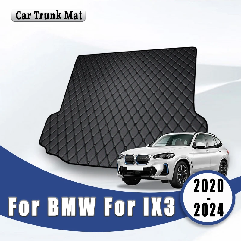 

Car Trunk Mats For BMW IX3 2020 2021 2022 2023 2024 Auto Vehicles Cargo Liner Carpets Interior Accessories Products Covers