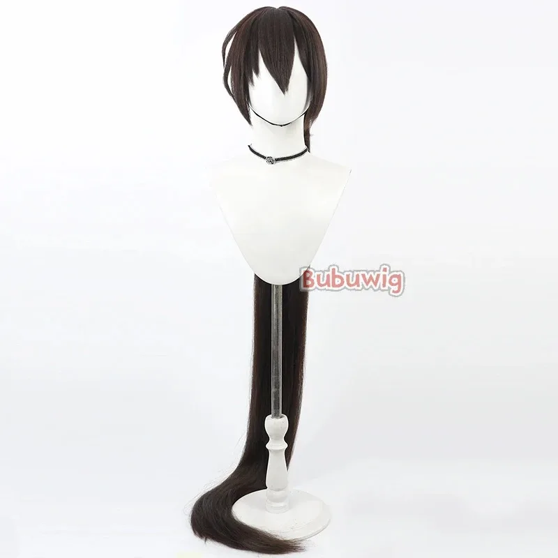 CyBubuwig الشعر الاصطناعية Jyu Viole Grace تأثيري الباروكات برج الله Jyu Viole Grace 150 سنتيمتر بني داكن ذيل حصان شعر مستعار مقاومة للحرارة