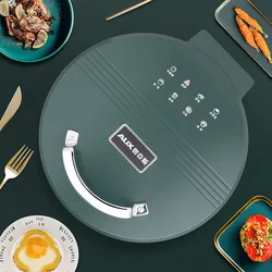 Electric Pancake Pan Household Breakfast Machine Deepens Double-sided Suspension Heating Multi-function 26CM