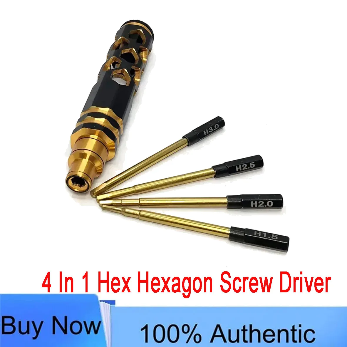 4In1 Hex Screw Driver Set 1.5mm 2.0mm 2.5mm 3.0mm High Quality Hexagon Tool for FPV Racing Drone Heli Airplane Car Boat RC Part