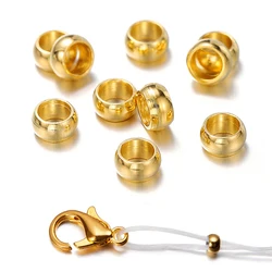 1.5-4mm Stopper Spacer Beads Stainless Steel Positioning Ball Crimp End Beads For DIY Jewelry Making Supplies Findings