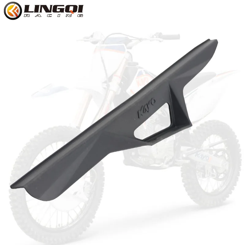 LINGQI RACING Rear Drive Mud Panel Protection	Chain Cover Fender For Cross-country Motorcycle KAYO TS90 Pit Bike Accessories