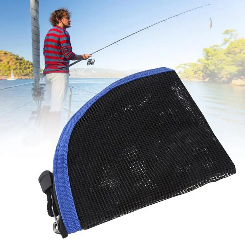 Breathable Fabric Fishing Organizer Fly Fishing Leader Wallet Mesh Storage Bag Quick-drying Tippet Pocket Organizer Freshwater