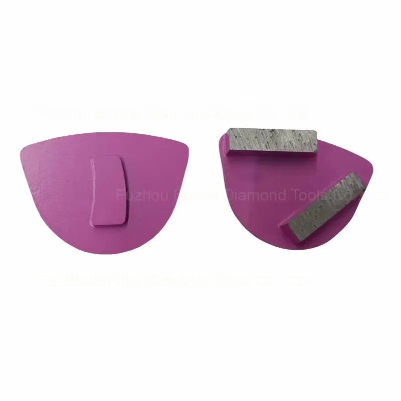 Op maat gemaakte segmenten metalen diamantpads voor het slijpen van betonterrazzo-vloergereedschappen ODM OEM-ondersteuning