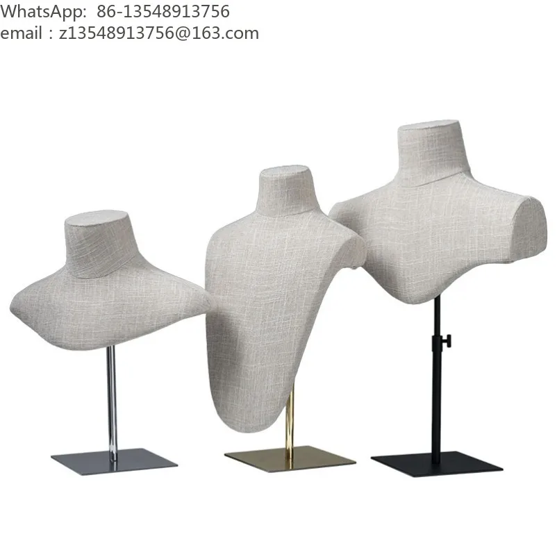 High-end jewelry shelf, jewelry necklace, model prop display stand