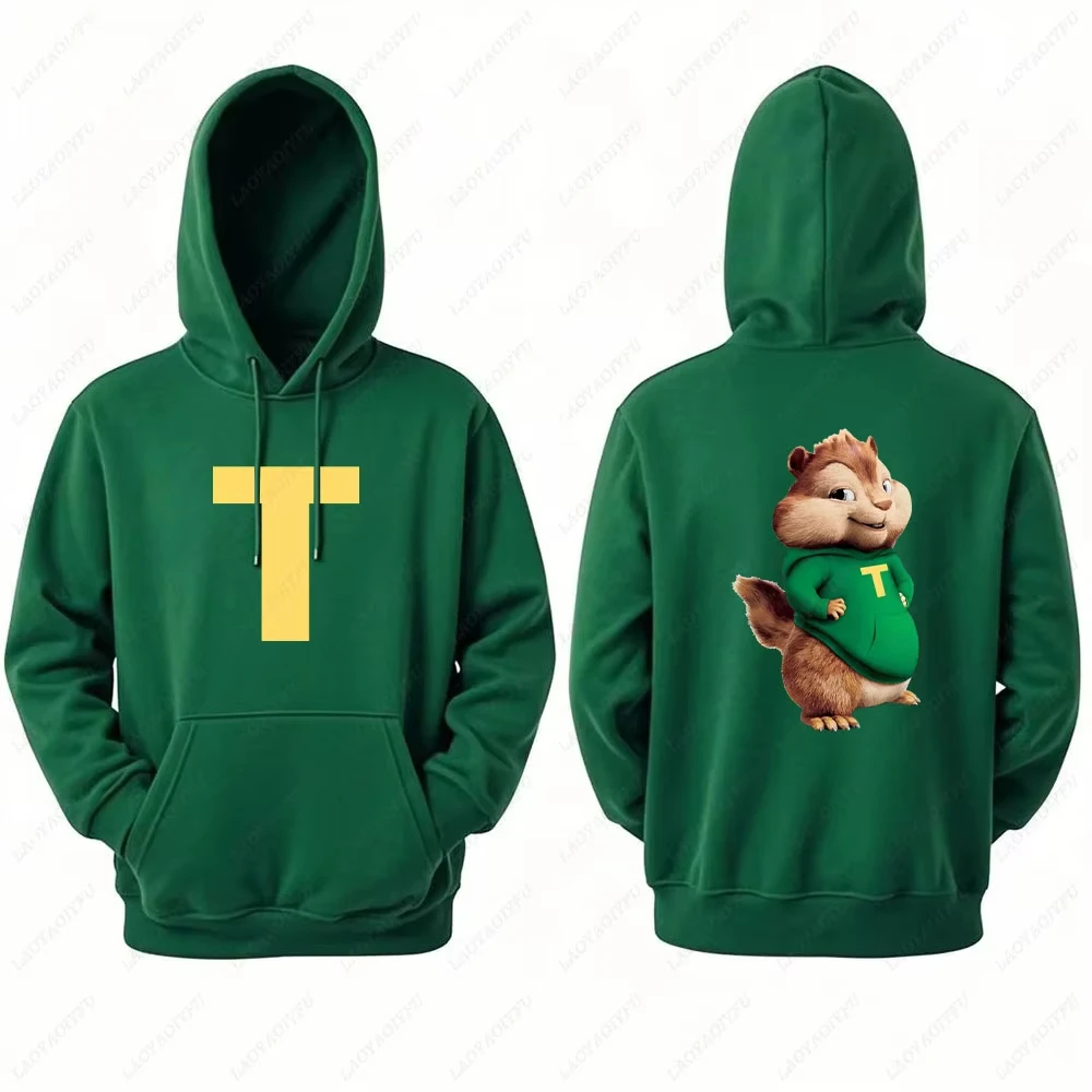 เสื้อฮู้ดผู้หญิงรุ่นใหม่ อัลวินและชิปมังก์ แฟชั่นลำลอง เสื้อฮู้ดกีฬา อัลวิน ชิปมังก์ ชุดฮาโลวีน เสื้อสวมหัวผู้หญิง