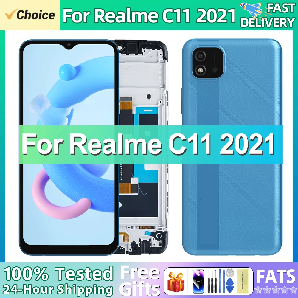 AAA+Quality For OPPO Realme C11 2021 LCD RMX3231 Display Touch Screen Digitizer Assembly For Realme C11 2021 LCD Display