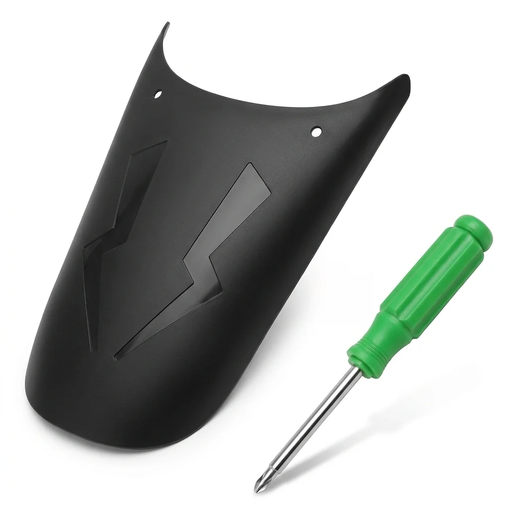 Mudguard Set for Fender Extender - High Strength PP Plastic Mud Flap for Electric Electric Motorcycles Pedal Bikes