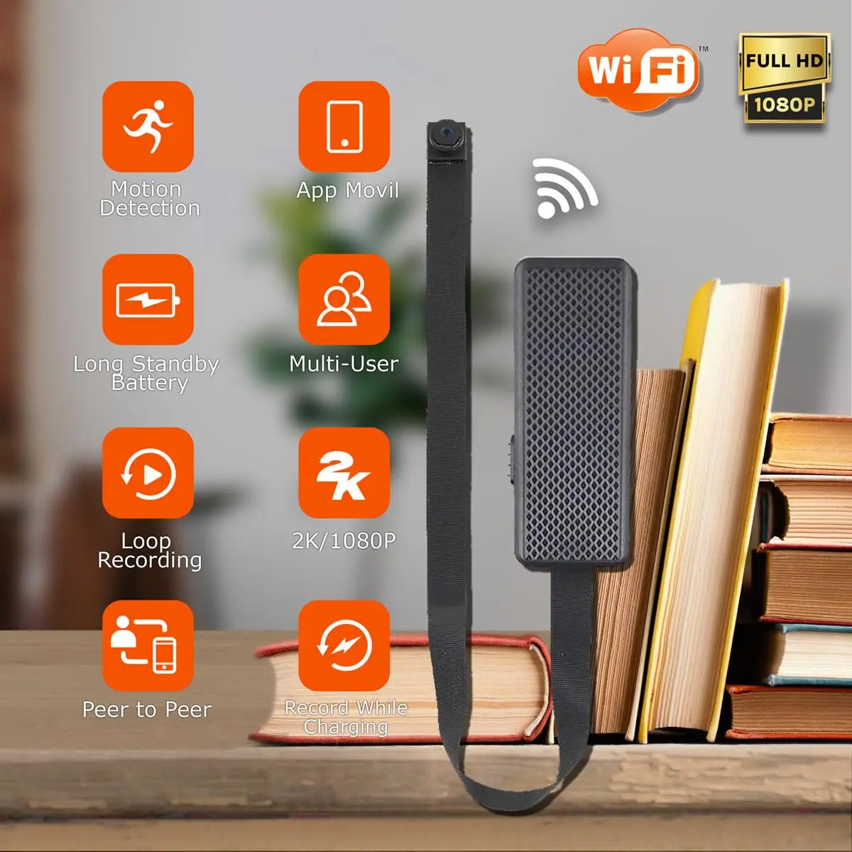 

Wireless Cameras Module HD 1080P WiFi Cameras Video Recorder Motion Detection Baby Monitor Surveillance Camcorder