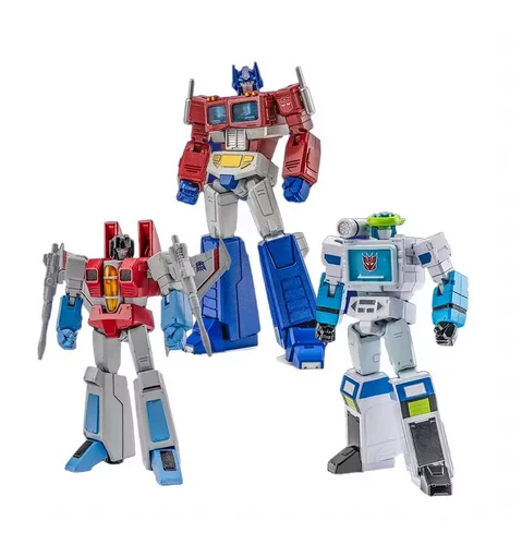 AULDEY AAE Transformers G1 Optimus Prime Soundwave Starscream Action Figures Giocattoli con Set di accessori Regalo da collezione 12CM