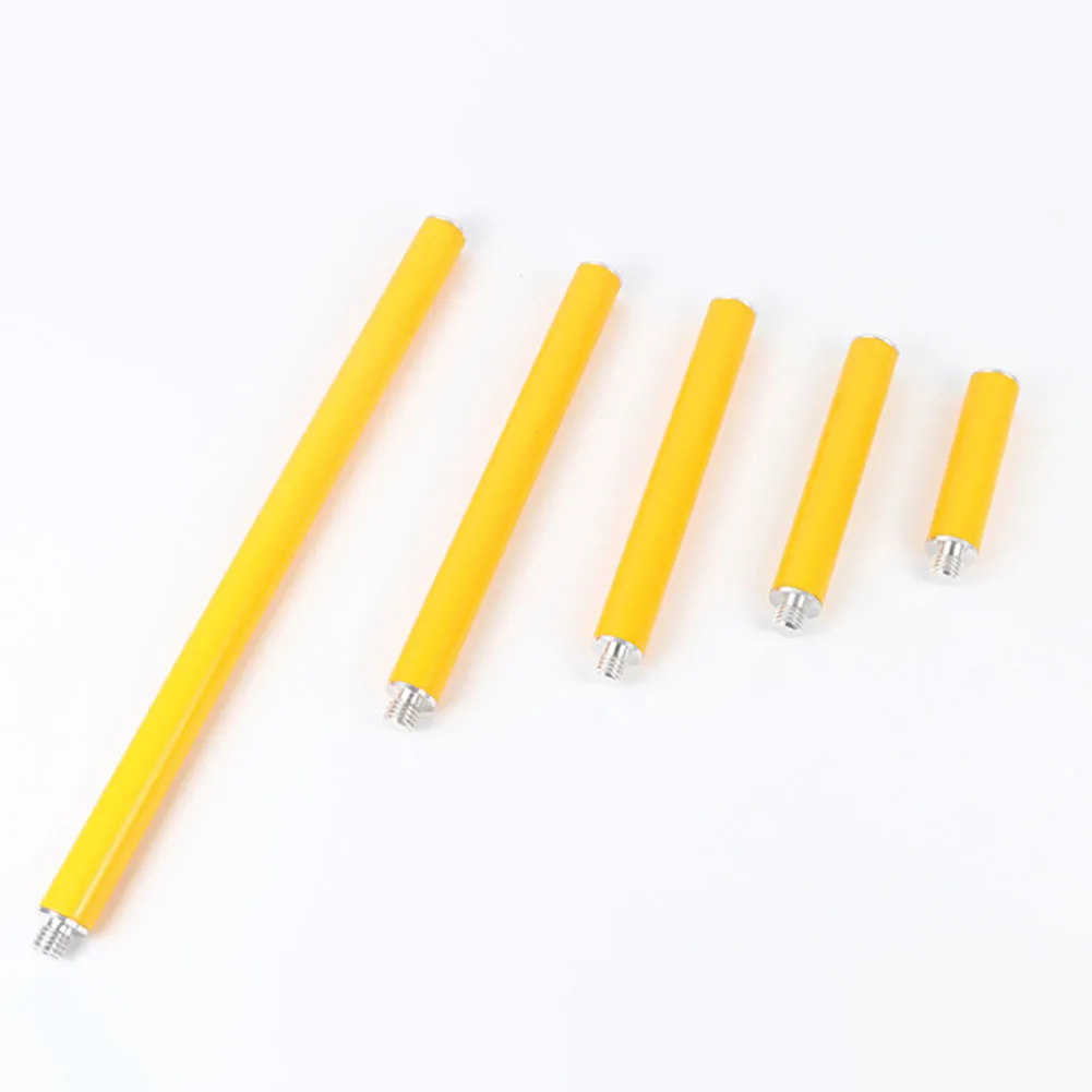 High-quality 10-60cm 5/8 Threaded GPS/RTK Extension Rod Yellow Diameter 25 Mm GPS Surveying Pole Antenna Extend Section For GNSS