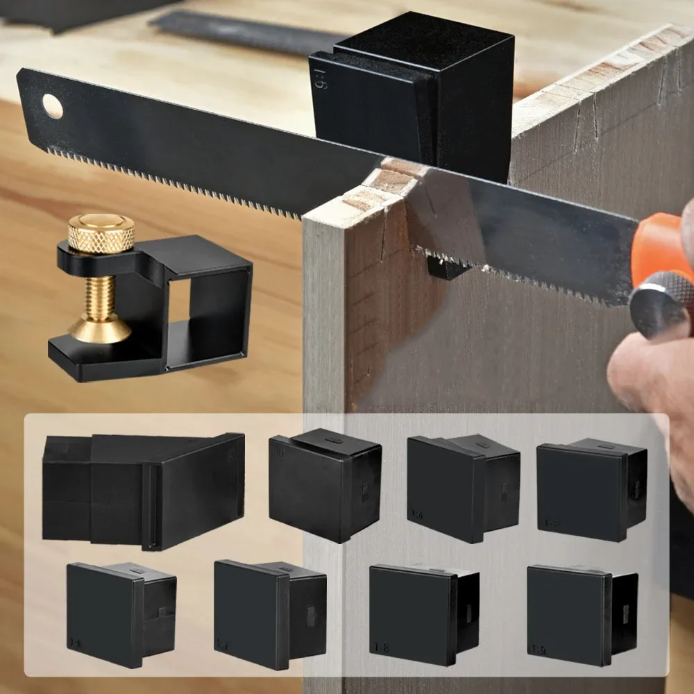 

Manual 90 Degree Right Angle Saw Cutting Gauge Tenon Joints Gaug Dovetail Tenon Gauge, Hand Saw Guide, Woodworking Marking Tool