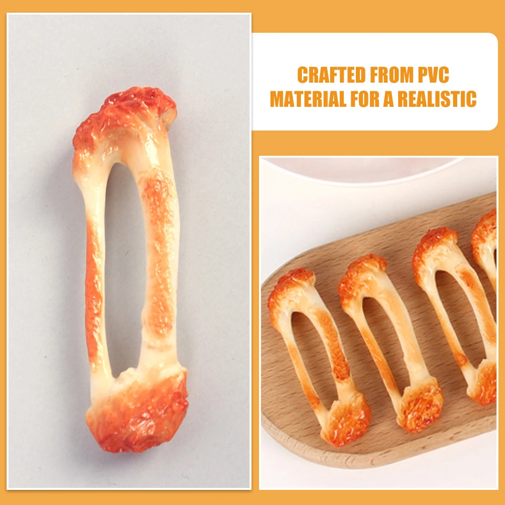 

Realistic Chicken Simulation Food Wings Personality Artificial Ornament