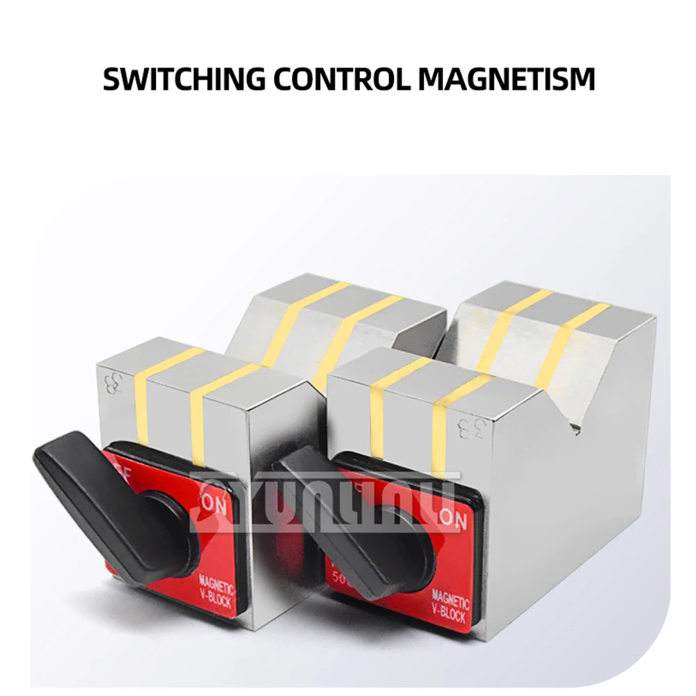 50b Magnetic V-Shaped Table V-Shaped Block Triangle Table Scribing V-Shaped Iron Wire Cutting Magnet V-Shaped V-Shaped Magnet